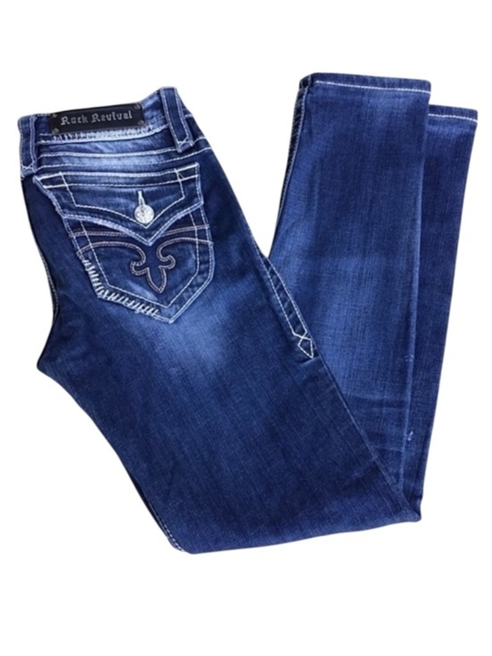 Rock Revival Dark Blue Skinny Jeans